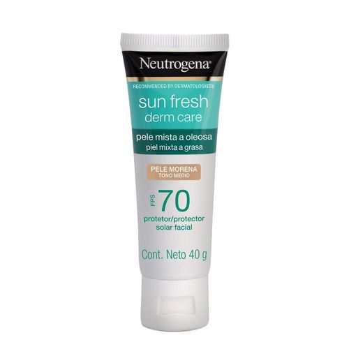 Protector Solar Facial NEUTROGENA Sunfresh Derm Care Tono med FPS70 (40  gr)