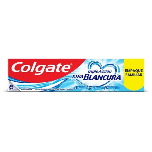 Crema dental COLGATE Triple acción extra blancura (150  ml)