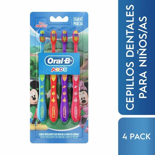 Cepillo de dientes ORALB manual kids (4  und)