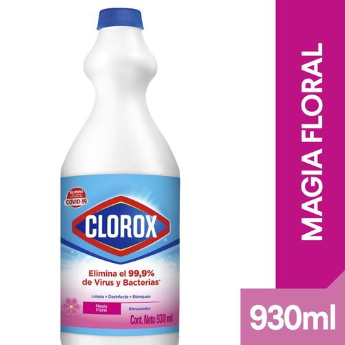 Blanqueador CLOROX magia floral (930  ml)