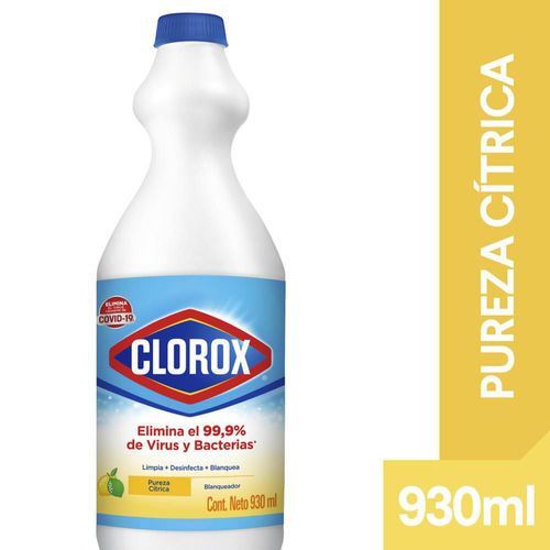 Blanqueador CLOROX pureza cítrica (930  ml)