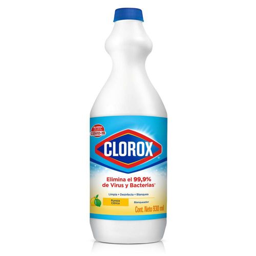 Blanqueador CLOROX pureza cítrica (930  ml)