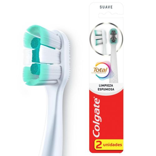 Cepillo de dientes COLGATE Total limpieza espumosa suave (1  und)