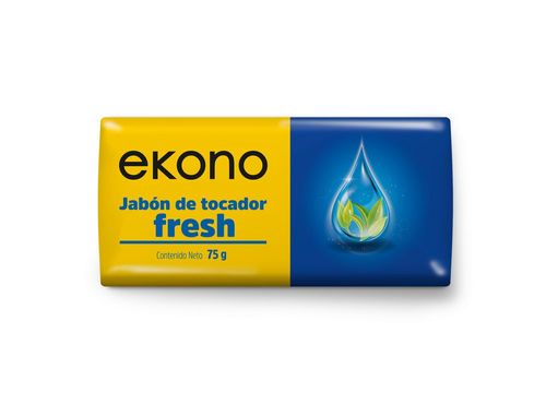 Jabón de tocador EKONO fresh (75  gr)