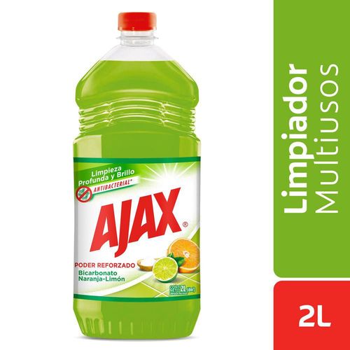 Limpia Pisos AJAX Bicarbonato Naranja Limón (2000  ml)