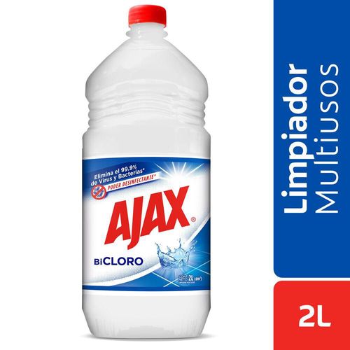 Limpia Pisos AJAX Bicloro Poder Desinfectante (2000  ml)