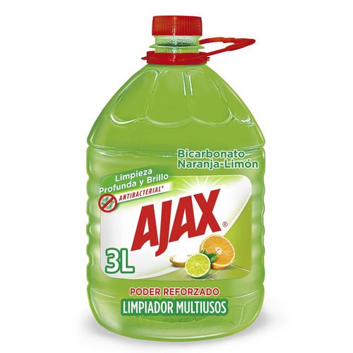 Limpia Pisos AJAX Bicarbonato Naranja Limón (3000  ml)