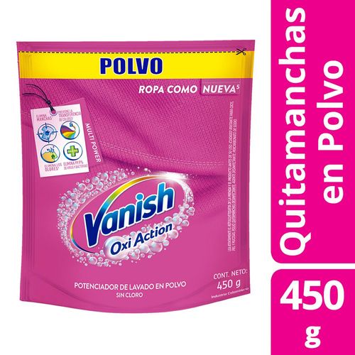 Quitamanchas VANISH polvo rosa (450  gr)