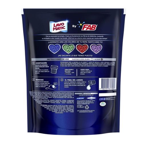 Detergente Líquido LAVOMATIC Regular Doypack (1800  ml)