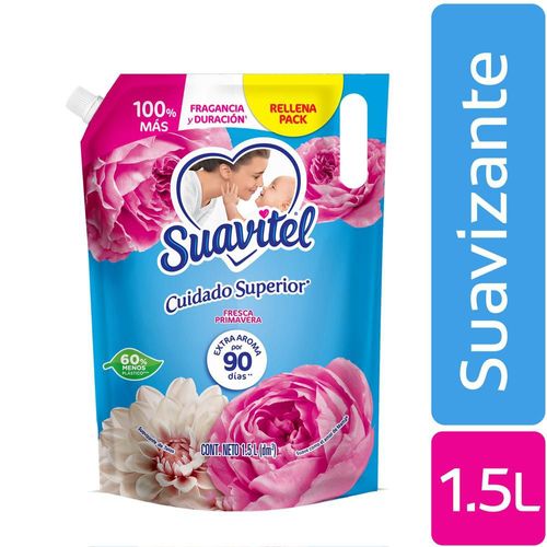 Suavizante SUAVITEL Cuidado Superior Fresca Primavera (1500  ml)