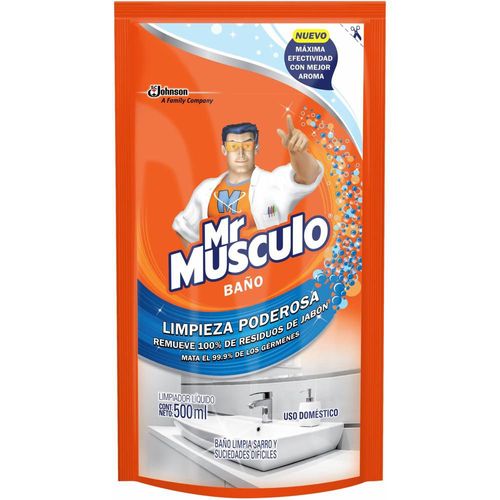 Limpiador para baños MR MUSCULO repuesto (500  ml)