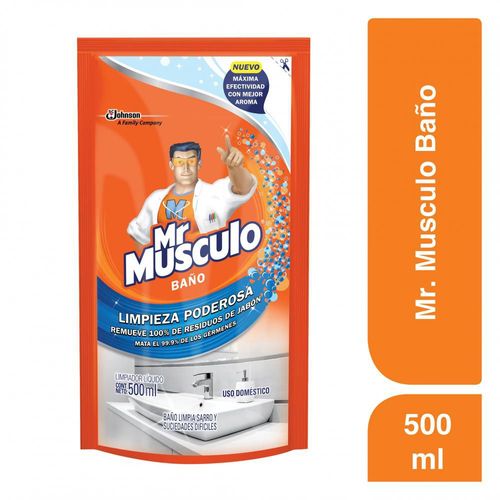 Limpiador para baños MR MUSCULO repuesto (500  ml)