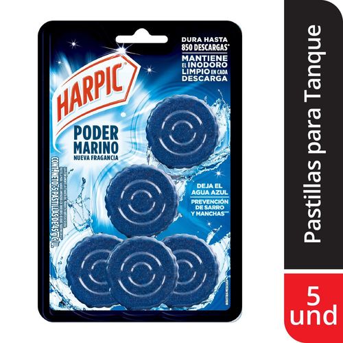 Desinfectante HARPIC para inodoros pastillas (180  gr)