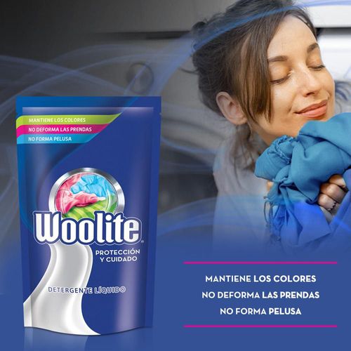 Detergente líquido WOOLITE protección y cuidado (900  ml)