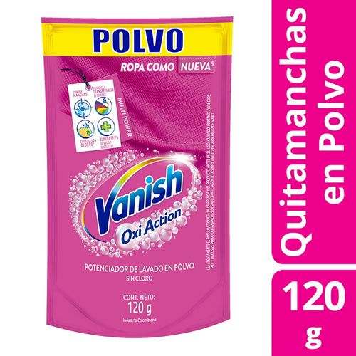 Quitamanchas VANISH polvo rosa (120  gr)