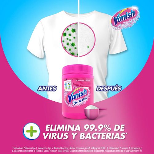 Quitamanchas VANISH polvo rosa (120  gr)