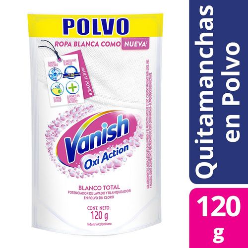 Quitamanchas VANISH polvo blanco (120  gr)