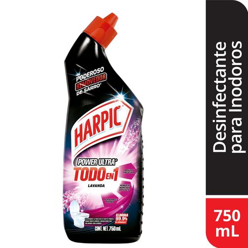 Desinfectante  HARPIC líquido para inodoros lavanda (750  ml)