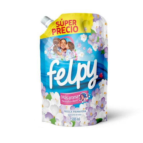 SUAVIZANTE FELPY TELAS FRESCA PRIMAVERA (1500  ml)