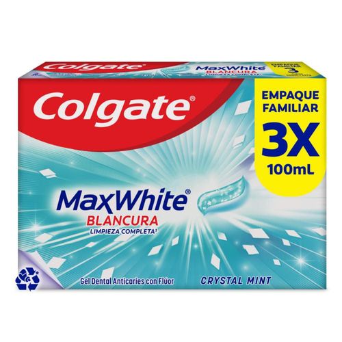 Crema Dental COLGATE Max White CompleteClean x3und 100ml (300  ml)