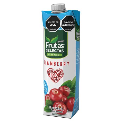 Jugo SONRISA FRUTAS SELEC MAR EXCLU Arándanos Light (1000  ml)