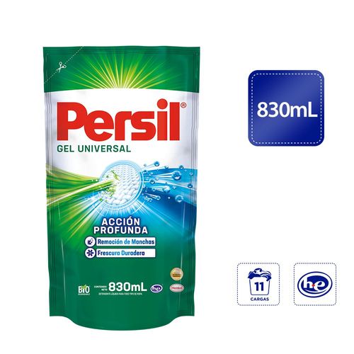 Detergente líquido PERSIL universal acción profunda (830  ml)