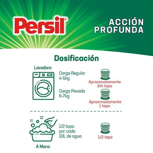 Detergente líquido PERSIL universal acción profunda (830  ml)