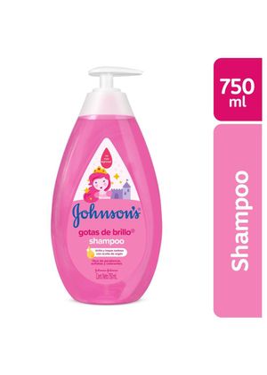 Shampoo JOHNSON S gotas de brillo (750  ml)