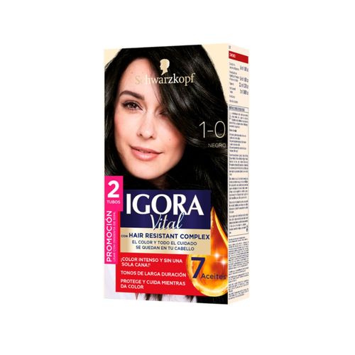 Tinte IGORA VITAL 10 negro (2  und)