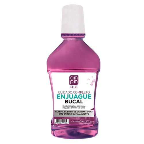 Enjuague bucal AMPM PLUS cuidado total (500  ml)