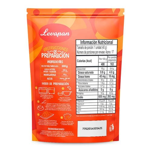 Mezcla  LEVAPAN Para pandeyuca (300  gr)