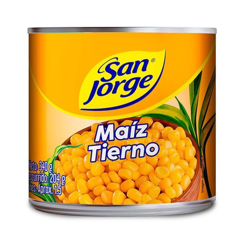 Maíz tierno SAN JORGE Lata (204  gr)