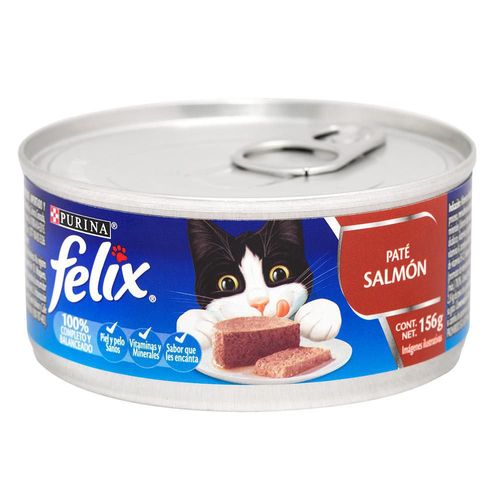 Pate De Salmón Para Gatos FELIX 156  gr