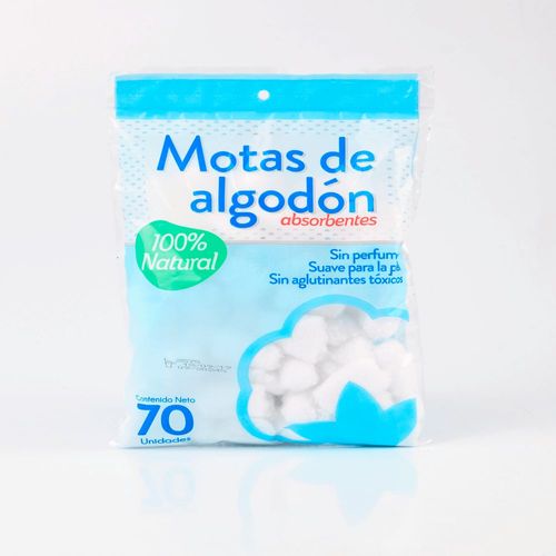 Algodón AMPM PLUS motas absorbentes (70  und)