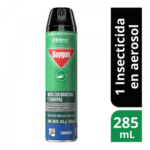 Insecticida Aerosol Mata Insectos Rastreros BAYGON 285  ml