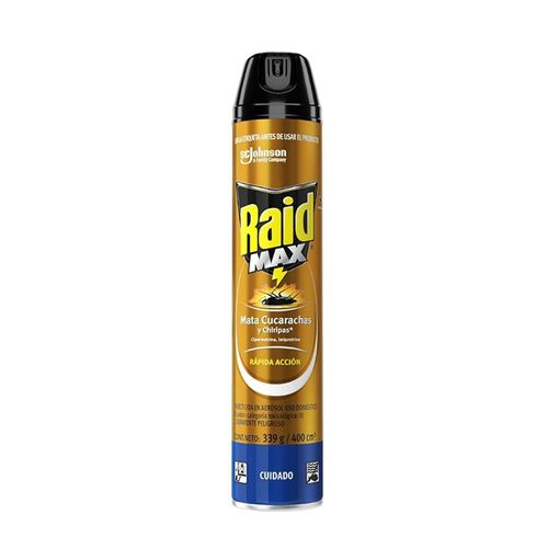 Insecticida Aerosol Mata Insectos Rastreros RAID 400  ml