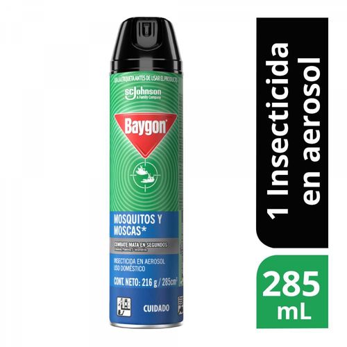 Insecticida Aerosol Mata Insectos Voladores BAYGON 285  ml