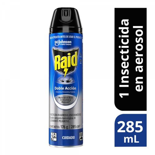 Insecticida Aerosol Mata Insectos Voladores RAID 285  ml