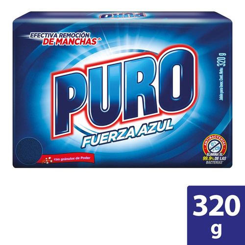 Jabón En Barra PURO Fuerza Azul (320  gr)