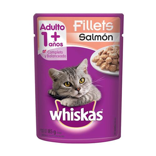 Aliment Masc Humed Adult Salmn WHISKAS 85  gr