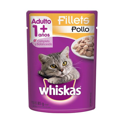 Aliment Masc Humed Adult Pollo WHISKAS 85  gr