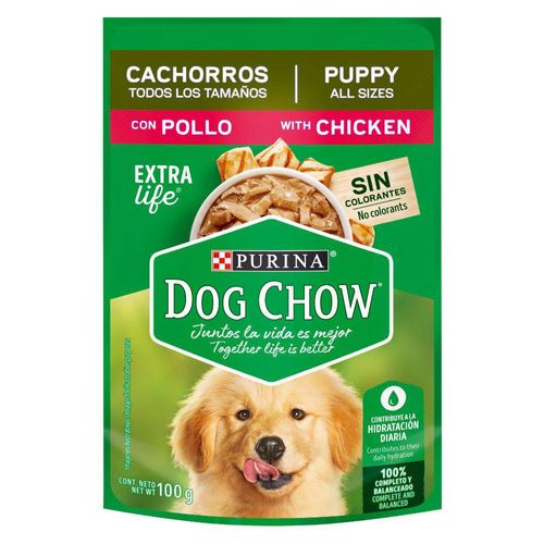 Alimento Humedo Pollo Cach PURINA DOG CHOW 100  gr