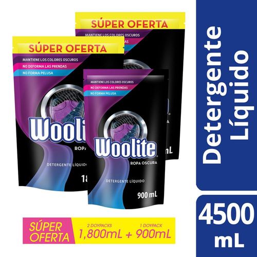 Detergente líquido WOOLITE ropa oscura (2700  ml)