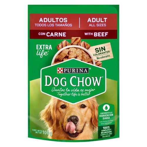 Alimento Humedo Carne Adulto PURINA DOG CHOW 100  gr