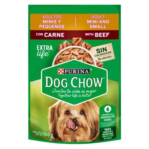 Alimento Humedo Carne Ad Pq PURINA DOG CHOW 100  gr