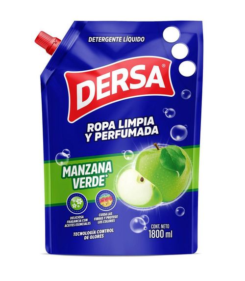 Detergente DERSA LIQUIDO MANZANA (1800  ml)