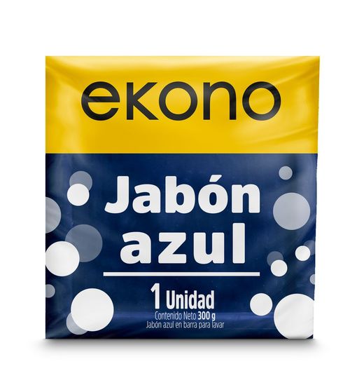 Jabón en barra EKONO azul  (300  gr)