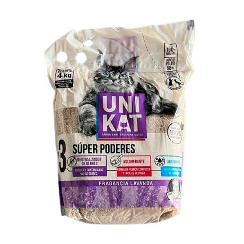 Arena Unikat Gato 3 Super Poderes Lavanda (4000  gr)