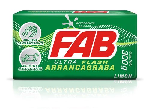 JABON FAB ULTRA FLASH LIMON (300  gr)