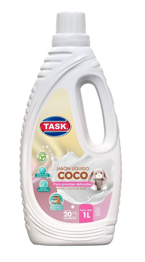 Jabón líquido TASK coco (1000  ml)